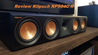 Review Central Klipsch RP504C II e comparações com a Klipsch RP600C [upl. by Katz]