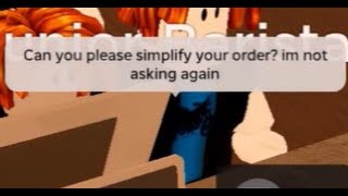 MAKING FRAPPE BARISTAS LOSE BRAIN CELLS WITH FANCY ORDERS  ROBLOX Trolling [upl. by Hanad]