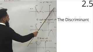 Edexcel AS Level Maths  25 The Discriminant [upl. by Etessil730]