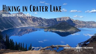 Hiking in Crater Lake National Park Oregon  Discovery Point Trail 🗻 [upl. by Melas909]