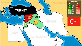 Relations between Middle Eastern countries [upl. by Vaclava]