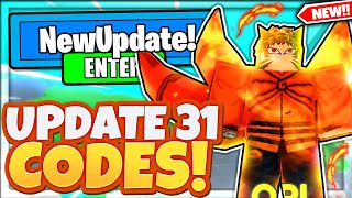 ALL NEW UPDATE 31 CODES In Roblox Anime Clicker Simulator [upl. by Buehler]