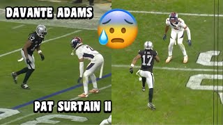 Davante Adams Vs Patrick Surtain II 🔥👀 wR Vs CB Raiders vs Broncos 2024 highlights [upl. by Erdnassak206]