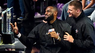 Nikola Jokic Drafts Himself to TeamLeBron 😂 NBAAllStarDraft Presented by Jordan Brand [upl. by Edge]