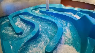 Crazy Canyon Water Slide at Therme Lindau [upl. by Ateekahs]