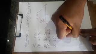 Construção de um trapézio escaleno dadas as medidas das bases da transversal e de um ângulo [upl. by Dyob15]