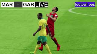 بث مباشر مباراة المغرب والجابون Morocco vs Gabón live streaming ⚽ محاكاة لعبة فديو بيس2021 [upl. by Pas97]