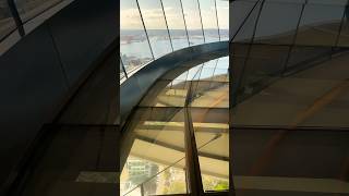 Moving glass floor spaceneedle seattle dubaireels dubaishort [upl. by Clarkson]