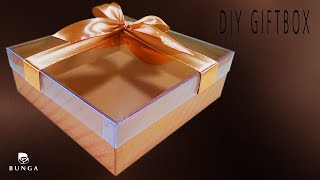 Giftbox Tutorial  Tutorial Giftbox  Crafts  Gift Ideas  Custom box  Diy Giftbox [upl. by Shina]