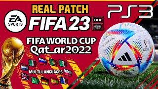 Fifa 23 Qatar 2022 DLC Real Patch Ps3  Official Fifa World Cup Tournament  CFWHEN [upl. by Kling220]