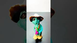 I Made Smurfette  Made Smurfette Cat from Plasticine 😍 smurfcat smurfette skibiditoilet clay [upl. by Haronid]