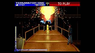 Terminator 2 Judgment Day  Arcade  ALL endings [upl. by Moreland768]