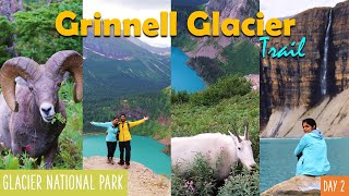 Hiking Grinnell Glacier trail  Many Glacier boat ride explained  LOTS OF WILDLIFE  Day 2 [upl. by Sylram659]