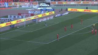 Shandong Luneng vs Guangzhou Evergrande Chinese Super League 2014 Round 30 [upl. by Ahtabat]