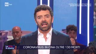 Coronavirus allarme mondiale  La vita in diretta 29012020 [upl. by Werra]