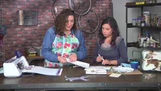 How to create articulated paper dolls on Make It Artsy with Cynthia Thornton 2112 [upl. by Onailerua]