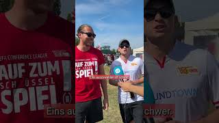 Union Berlin  Das wichtigste Spiel der Vereinsgeschichte🤔🎤 [upl. by Subak]