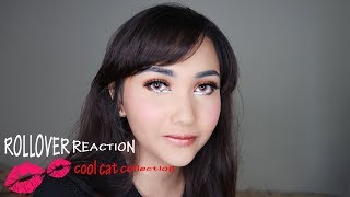 ROLLOVER REACTION COOL CAT SWATCHES  FULL MAKEUP TUTORIAL  CARLOS SHU [upl. by Zahara]