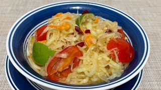 Thai Papaya Salad  Som Tum [upl. by Gitlow]