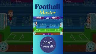 Football MASTERS Go HeadtoHead in Pokis Master Game  shorts [upl. by Llerrahs]