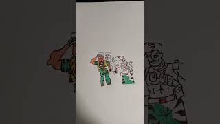 Small Soldiers  COMMANDO ELITE 💥🎖️🪖🇺🇸🧨💣  anime drawing part 1  The Commandos [upl. by Ynamad809]