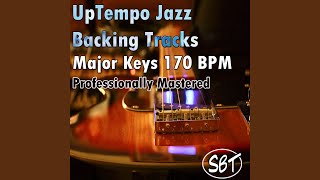 Professionally Mastered UpTempo Jazz Backing Track in F Major [upl. by Anaujd736]