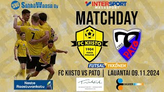 FC Kiisto  Pato 8112024  1400  Futsal Ykkönen [upl. by Aninay]