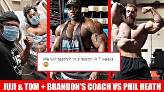 Brandons Coach Takes Shots at Phil  Juji and Tom Hospitalized  Bumstead Biceps Improved  MORE [upl. by Olnee]