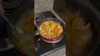 Cooking jumbo shrimp cooking shrimp [upl. by Eenram]