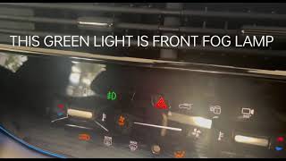 How to turn on fog light in Tata Harrier  Fog lamp Tata Harrier  Tutorial [upl. by Caddaric658]