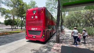 Metrobus rapid transit System Mexico City [upl. by Gilson]