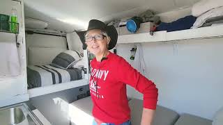 Living on 800 a Month Courageous Solo Woman Living in a Simple Practical Promaster Van Build [upl. by Tatianna]