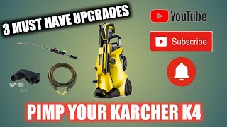 Karcher K4 upgrades 3 upgrades your K4 needs back foot hose and lance [upl. by Agace]