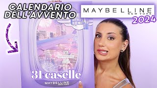 CALENDARIO DELLAVVENTO MAYBELLINE 2024 31 caselle 🎁 [upl. by Harve192]