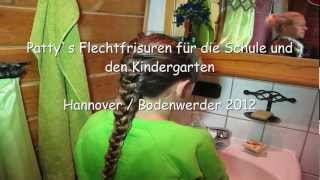 Französicher Zopf Flechten Tutorial Flechtfrisuren Anleitung Pattys Haarkunst [upl. by Einniw]