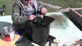 Cooking on a rocket stove [upl. by Sharron]