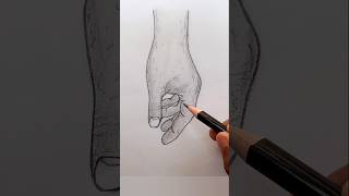 40 sec hand drawing challenge 👈 😱😱😱😯hand drawingideas easydrawing tart ytshorts [upl. by Hcahsem]