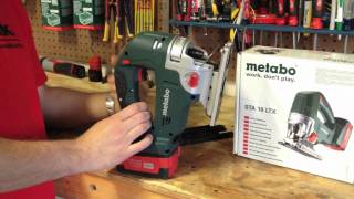 METABO 18 VOLT CORDLESS JIGSAW STA 18 LTX [upl. by Philbert]