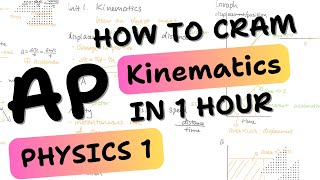 How to Cram Kinematics in 1 hour for AP Physics 1 [upl. by Nevanod209]