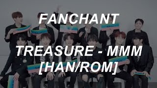 Fanchant Guide응원법 TREASURE 트레저  MMM 음’ HANROM [upl. by Alleirbag]