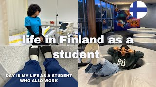 Day in my life as an international student in Finland  student life vlog  nursing student [upl. by Akimahc364]