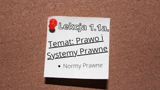 Prawo i systemy prawne  Normy Prawne  11a 3 [upl. by Gardie413]