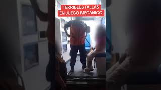 TERRIBLES FALLAS EN JUEGOS MECANICOS noticias hch parati honduras flip mexico viralvideo fly [upl. by Alletsyrc684]