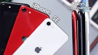 iPhone SE All Colors InDepth Comparison Which is Best [upl. by Tarkany]