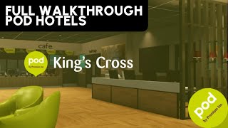 FULL WALKTHROUGH  PREMIER INN POD HOTELS WITH STAFF AREAS AND LIFTS ROBLOX [upl. by Suzi]