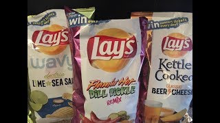 Lays Turn Up the Flavor Taste Test [upl. by Aztinad457]