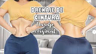 DRENAJE DE CINTURA ¡MASAJE COMPLETO Técnica reductiva brasileña [upl. by Mills]