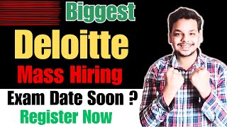 Deloitte Mass Hiring Announced  Biggest Direct OFF Campus Drive For 2024  2023  2022 Batch Hiring [upl. by Iaj170]