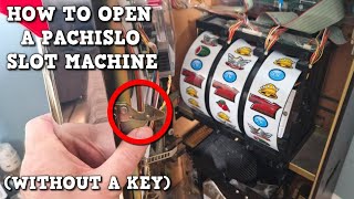 How to Unlock a Pachislo Slot Machine Door Without a key [upl. by Anir329]