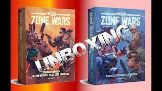 Mutant Year Zero Zone Wars miniature game Unboxing [upl. by Drageruaeb391]